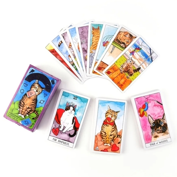 Cat tarot cards deck game - Picture 6 of 6